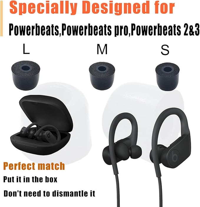 Replacement Earbuds Tips for Powerbeats Pro - Image 5