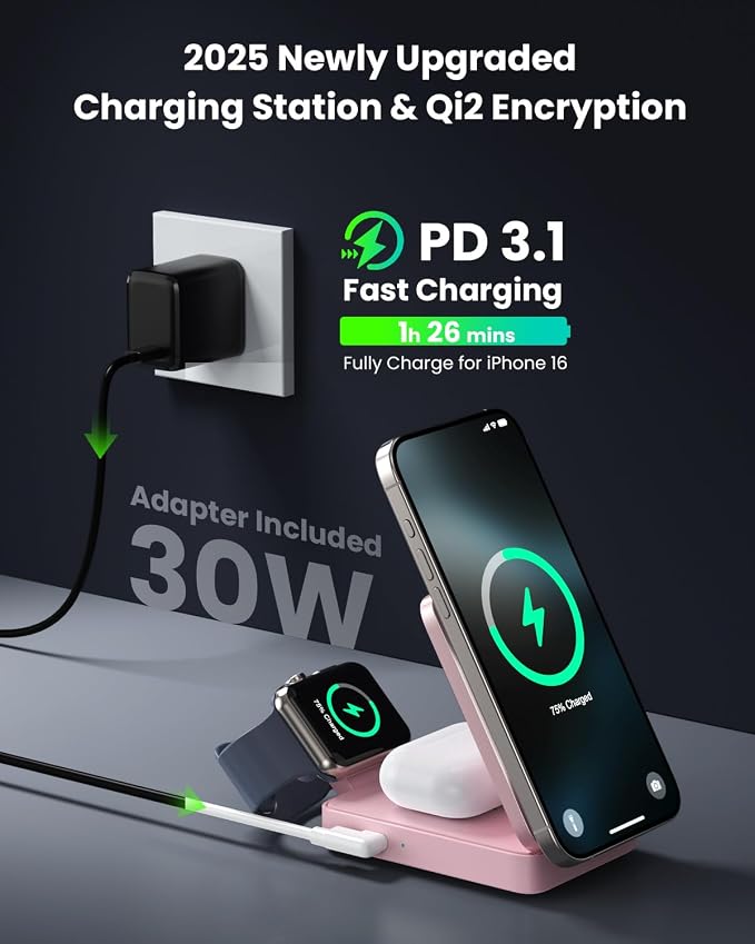 3-in-1 Wireless Charger Charging Station - Image 4