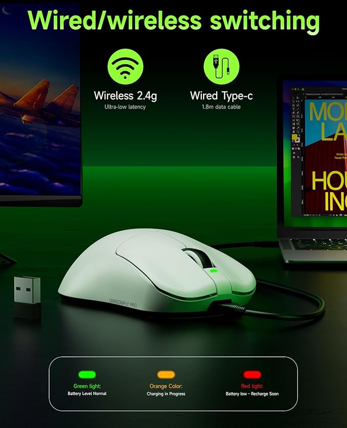 VGN F1 PRO Wireless Gaming Mouse - Image 7