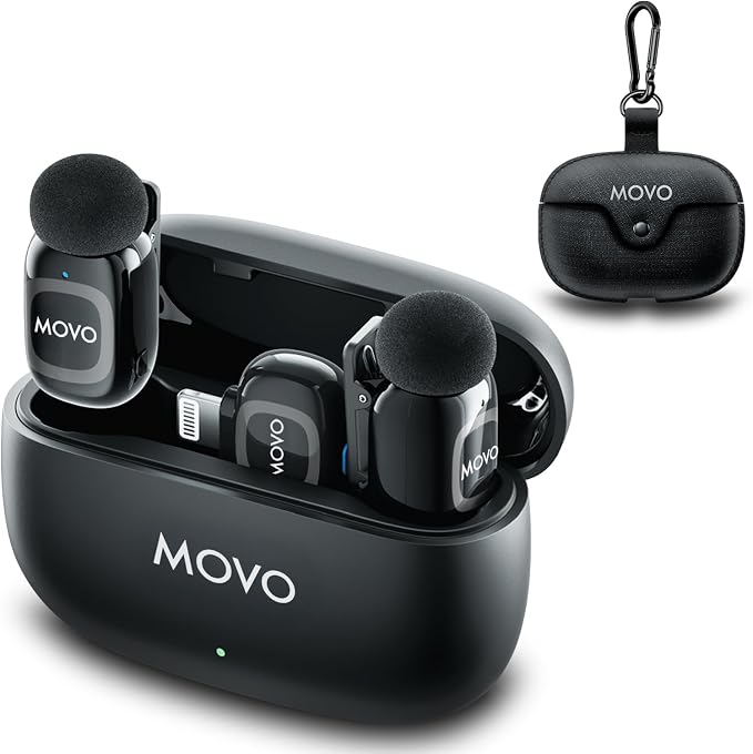 Movo NanoMic Dual Lightning Wireless Microphone by Movo