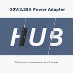 Powered USB Hub 10Gbps, intpw YH9AC 12-Port USB C Hub - Image 8