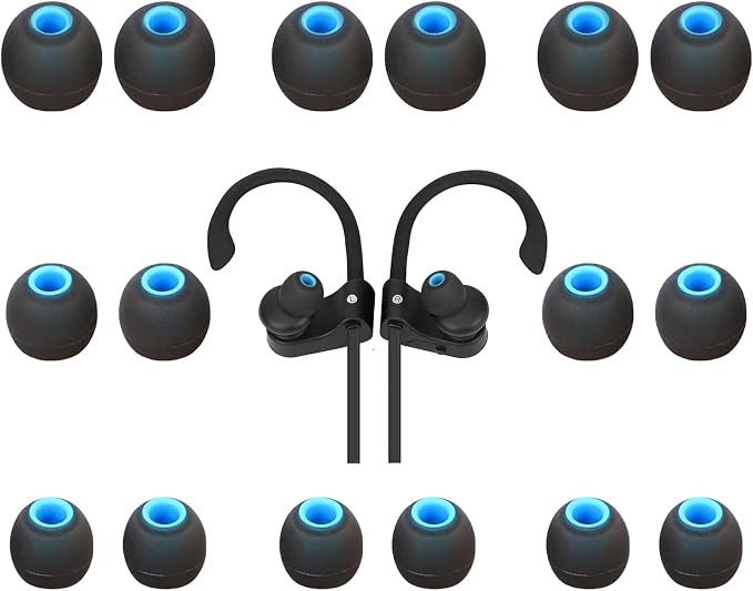 Earbud Tips Ear Bud Tips Soft Anti Slip Washable and Reusable Silicone by Unknown