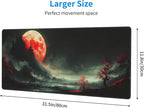 Extended Gaming Mouse Pad, Large Desk Mat XL Anime Mouse Pad Waterproof - Image 2