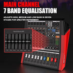 TF600 6-Channel Professional Mixer - Image 4