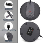 USB Microphone, 360 Degree Adjustable Gooseneck Design, Mute Button & LED - Image 3