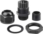 XHF 25 Pcs 3/8" IP68 Strain Relief Nylon Cord Grip NPT Cable Glands Adjustable - Image 4