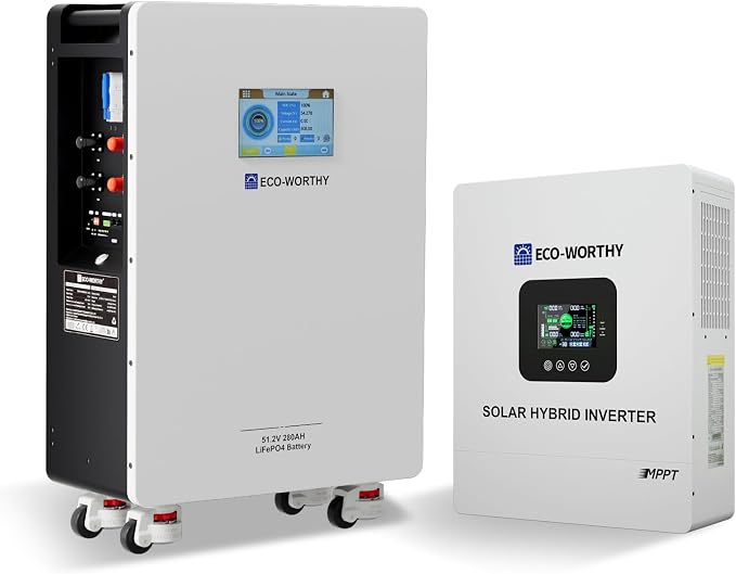 ECO-WORTHY Home Power Station Backup, 48V 280AH LiFePO4 Battery by ECO-WORTHY