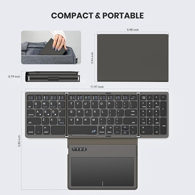 Foldable Bluetooth Keyboard - Image 6