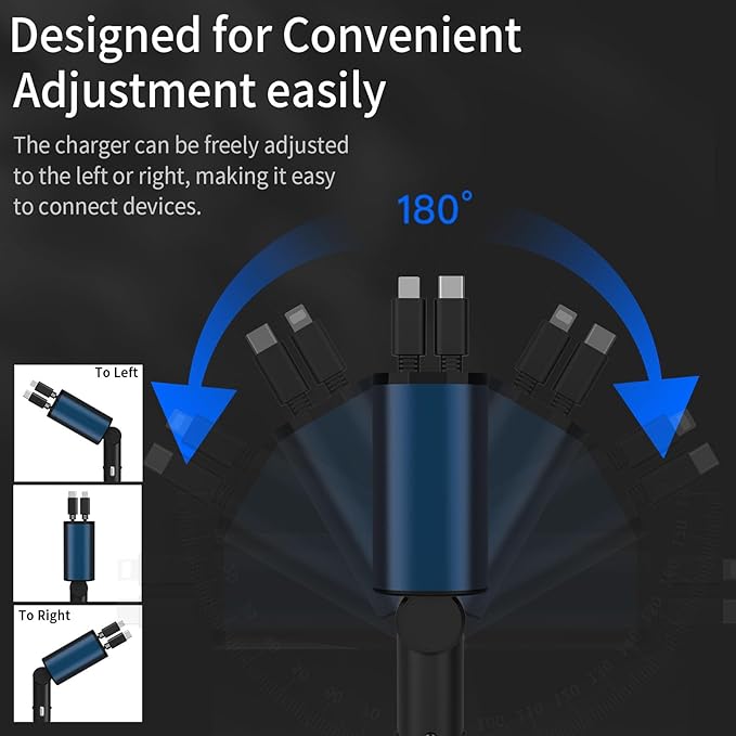Retractable Car Charger Compatible - Image 3