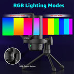 IXTECH USB Gaming Microphone for PC, RGB Condenser Microphone - Image 8