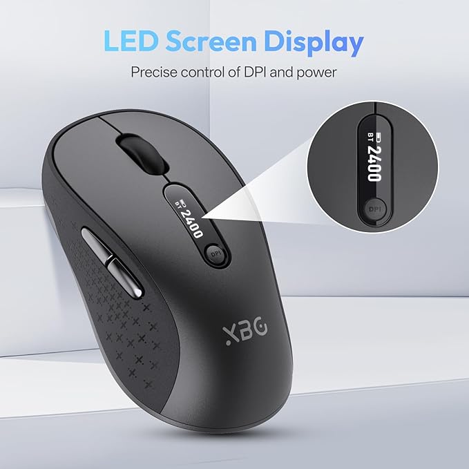 XBG B15pro Wireless Bluetooth Mouse, Type-C Rechargeable - Image 3