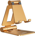 Nulaxy Dual Folding Cell Phone Stand, Fully Adjustable Foldable Desktop Phone by Nulaxy