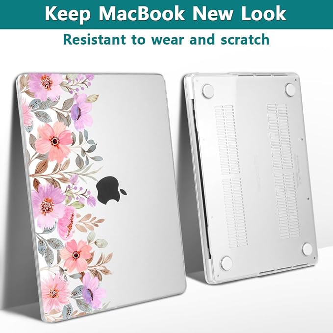 Teryeefi for 2024 2023 2021 MacBook Pro 14 inch Case M4/M3/M2/M1, Plastic Hard - Image 4