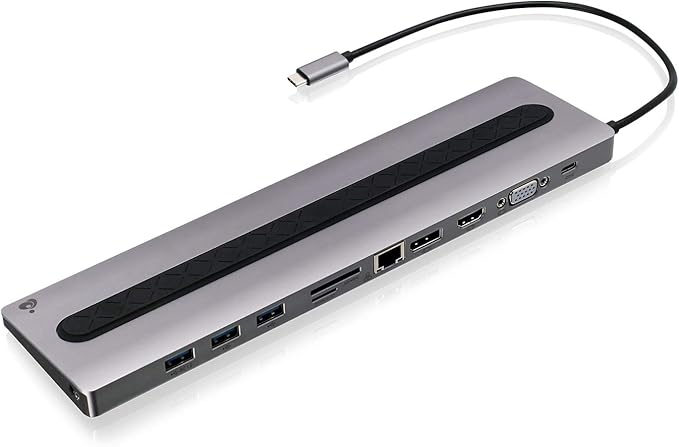 IOGEAR USB-C 8-Port Low Profile Docking Station by IOGEAR