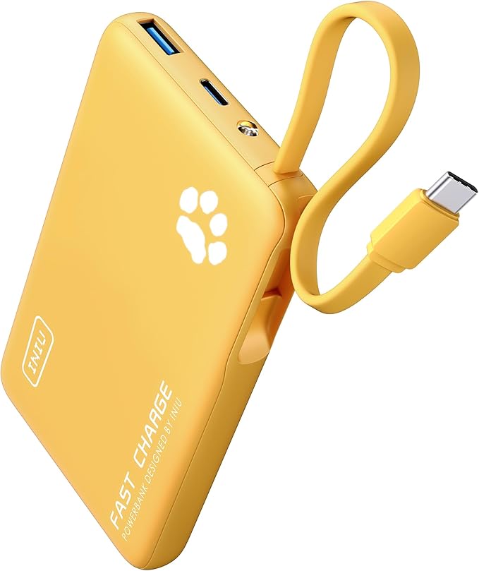 INIU Portable Charger, Slim 10000mAh Power Bank by INIU