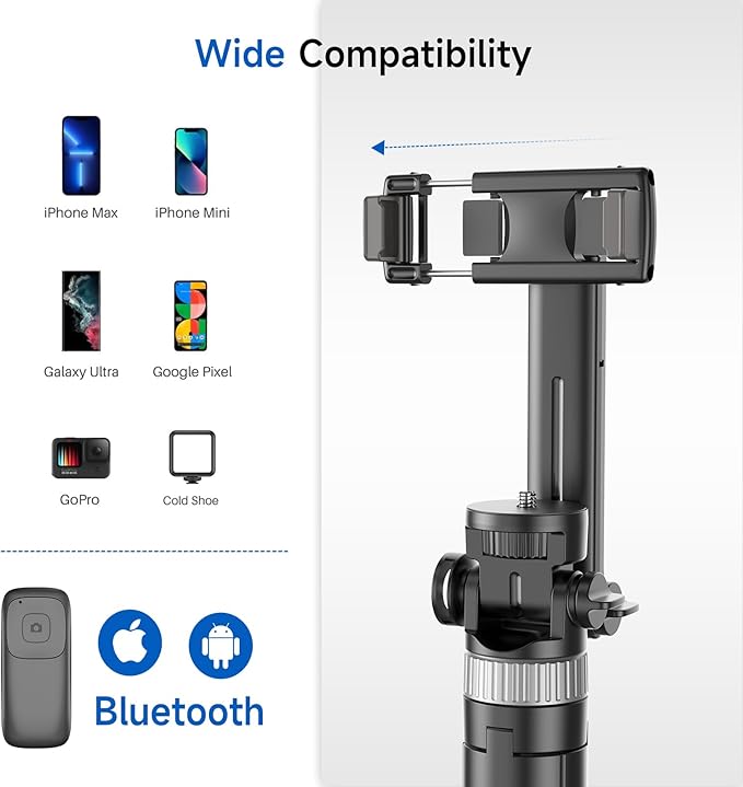 Tripod for iPhone, Selfie Stick for iPhone - Image 5
