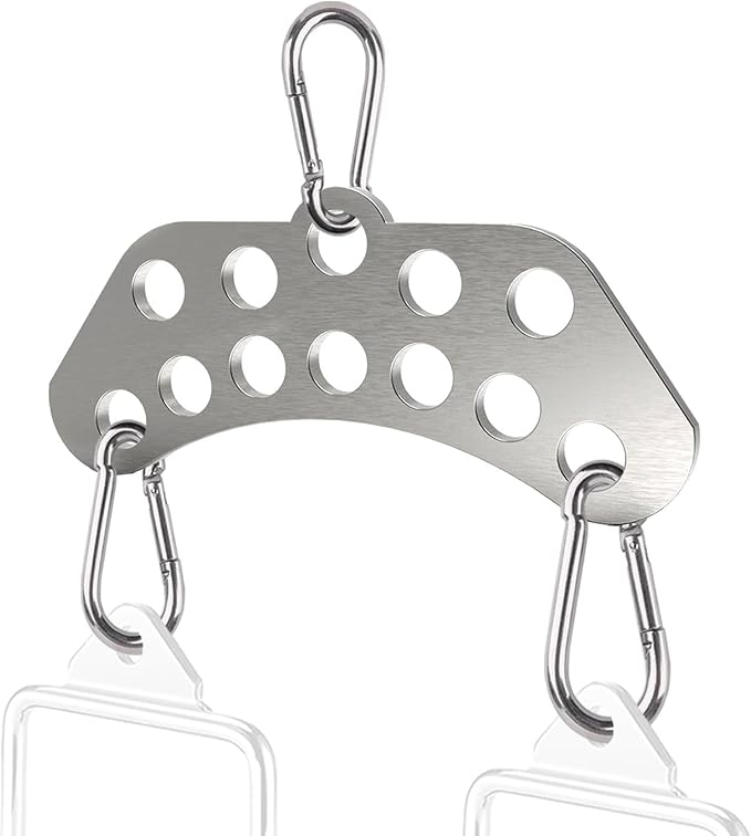 Double to Single Adaptor Plate for Cable Pulley Machines Durable Solid by Lights+Mountain
