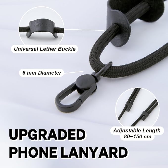 Universal Phone Lanyard, Anti-Theft Crossbody Strap - Image 2