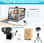 Webcam HD 1080p, Live Streaming HD Camera - Image 7