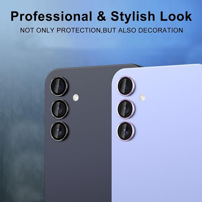 for Samsung Galaxy A16 Camera Lens Protector, Individual Metal Ring Tempered - Image 6