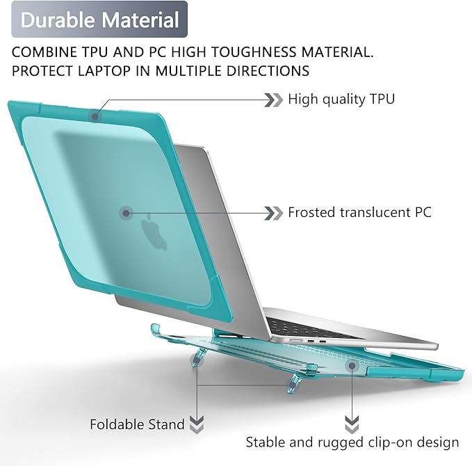 Batianda for New MacBook Air 13.6 inch Case 2025 M4 2024 2022 Release Model - Image 3