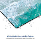 Beach Mouse Pad Custom Design, Square Waterproof Non-Slip Rubber Base Mouse Pad - Image 5