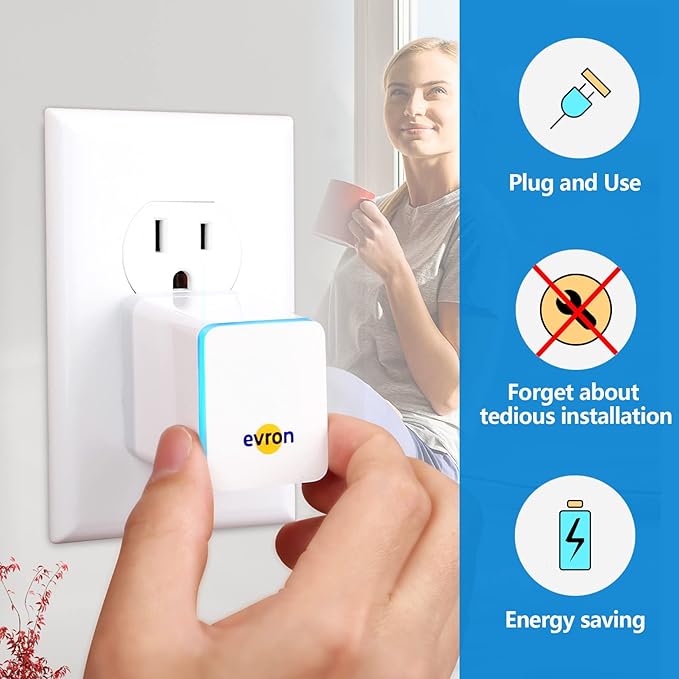 evron Plug-In Air Ionizer for Home & Travel, 20 Million Negative Ions/sec - Image 7