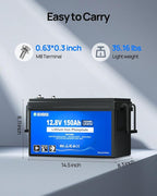 DC HOUSE 12V 150Ah LiFePO4 Lithium Battery - Image 6