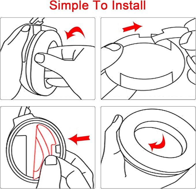 Replacement Ear Pads for Bose QuietComfort 35 35 II 15 25, Headphone Ear Covers - Image 7