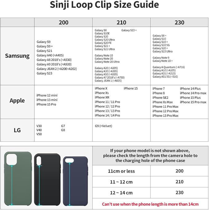 Sinjimoru C-Shaped Clip Finger Phone Grip, Silicone Loop - Image 5