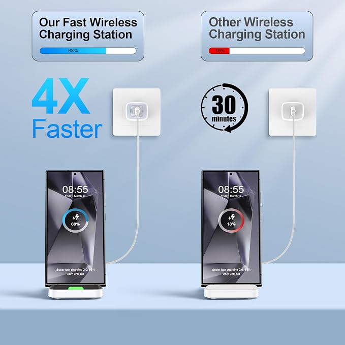 Wireless Charger Stand Fast Charging - Image 3