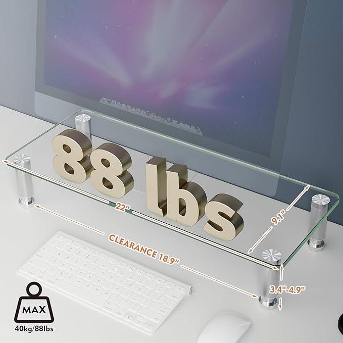 2 Pack Computer Monitor Riser - Image 3