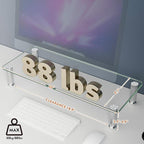 Hemudu Clear Computer Monitor Riser - Image 3
