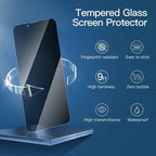 NEW'C 3 Pack Privacy for iPhone 13 Pro Max, iPhone 14 Plus Screen Protector - Image 4