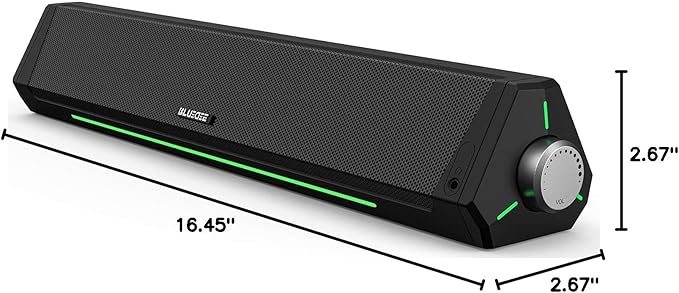 BLUEDEE Computer Speakers for Desktop PC, Computer Sound bar, HiFi Stereo - Image 9