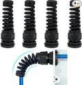 4 Pcs Waterproof Cable Gland, PG21 Thread, waterproof wire grommet Strain by Aandxmok