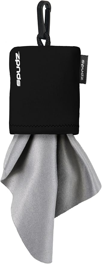 SPUDZ Classic Microfiber Lens Cleaner – Clip-On Pouch, Washable – by ALPINEINNOVATIONS