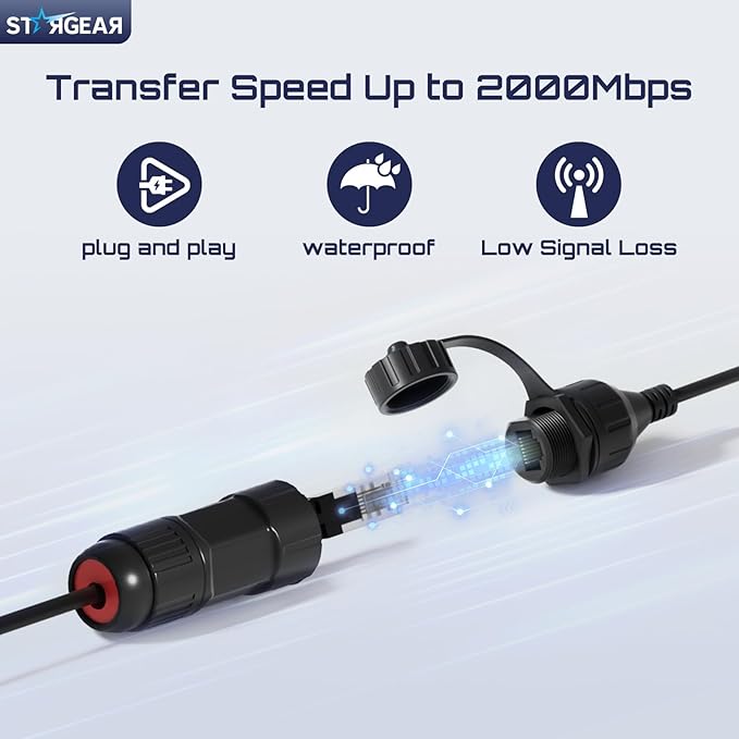 Starlink Ethernet Adapter for Gen 3/Mini, Waterproof Starlink Cable RJ45 - Image 4