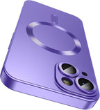 Magnetic for iPhone 14 Case Slim Soft Silicone Bumper Shockproof Metallic by LEKEVO
