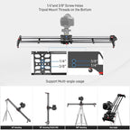 GVM 48"/120CM Carbon Fiber Motorized Camera Slider, Professional Camera Slider - Image 7