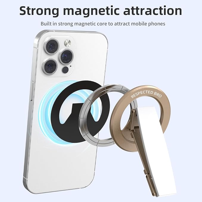 Magnetic-Phone-Grip-Stand, Magnetic Phone Ring Holder Kickstand - Image 7