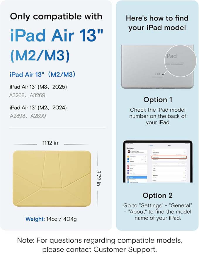 MOFT Dynamic Folio Case for iPad Air 13-inch, Silm Magnetic Stand Case - Image 2