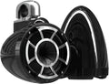 wet sounds Rev 8 Black V2 Revolution Series 8" Black Tower Speakers w/Silver by wetsounds