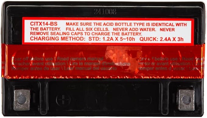 Interstate Batteries YTX14-BS 12V 12Ah Powersports Battery 200CCA AGM - Image 6