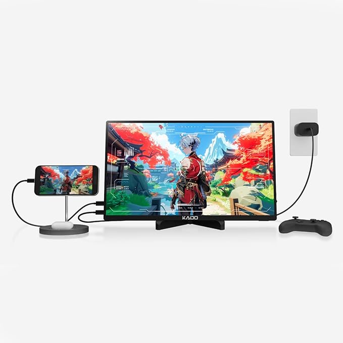Kado Tablet Stand for Tablet, Adjustable Portable Monitor Holder, Foldable iPad - Image 5