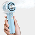 Misting Portable Handheld Fan, Powerful Turbo Motor, 6000mAh Rechargeable by HouseholdCleaningExpert