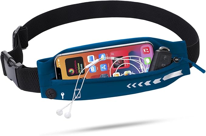 USHAKE Slim Running Belt for Women Men-Runners Phone Holder Fanny Pack by USHAKE