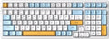 Merdia Wireless Mechanical Keyboard, Triple Mode 2.4G/USB-C/BT Gaming Keyboards by Merdia