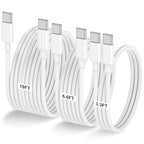 3-Pack 60W USB C to USB C Cable, Type C to Type C Cable, Fast Charging Cable by LOFPYE