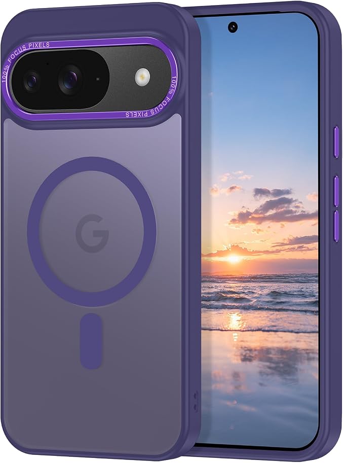 Magnetic for Google Pixel 10/Pixel 10 Pro Case, Shockproof Slim Translucent by Casehas